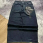 Mens American Vintage Yellow Washed Embroidered Jean