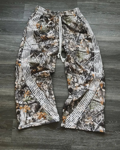 American Sweatpants Mens Gothic Hip Hop Baggy Elastic Waist