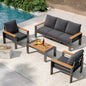 Outdoor Sectional with Coffee Table, Patio Sets