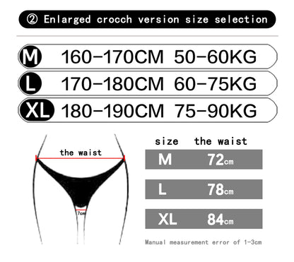 Young Men Low Rise V-shaped Thongs Satin