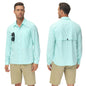 Men's UPF 50+ Casual Long Sleeve Fishing Shirts