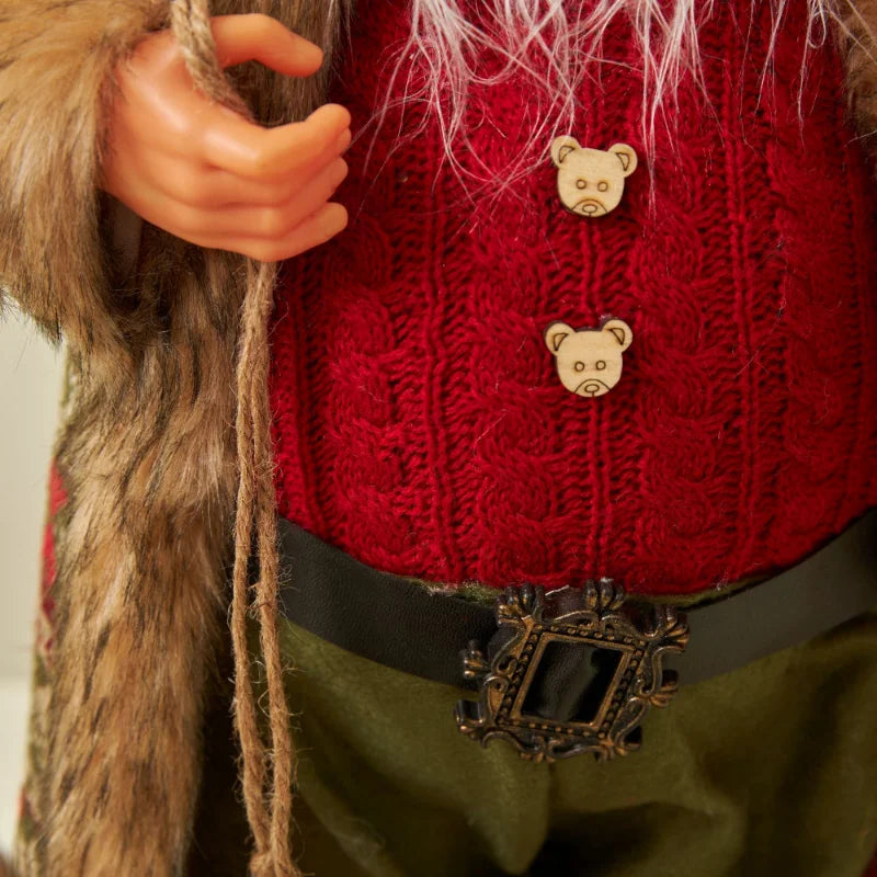 Large Standing Santa Figurine Doll Home Decoration