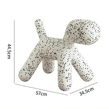 Plastic Children's Chair Cute Cartoon Dog Animal