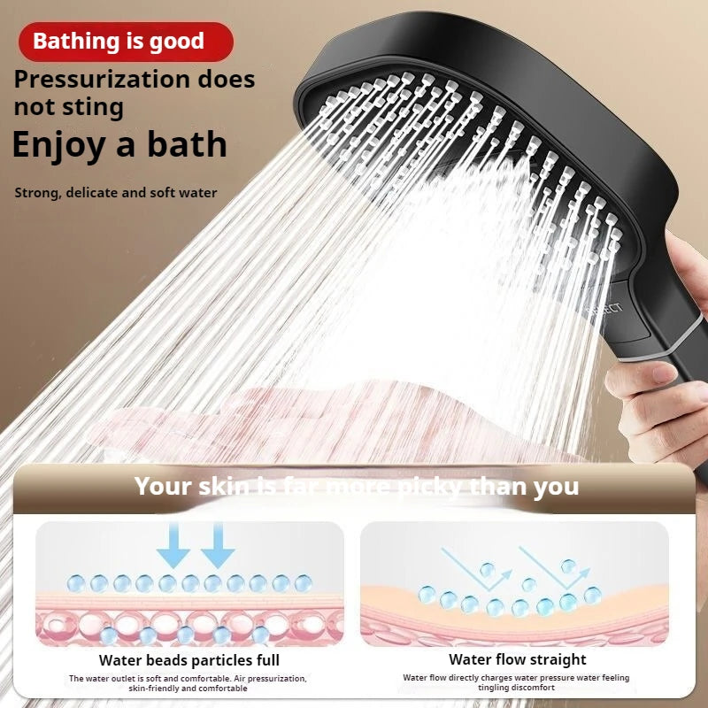 High Pressure Shower Head 3 Modes Large Flow