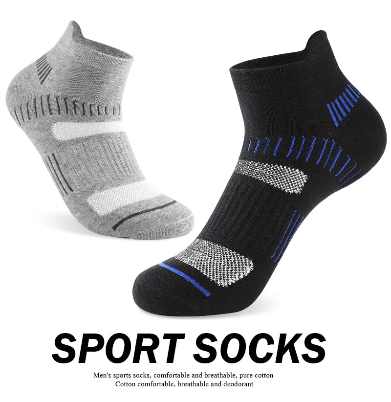 10 Pairs Men Ankle Athletic Socks