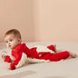 Girls Cleaning Mop Long Sleeve Crawling Jumpsuit