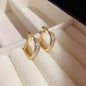 Fashion Brand Jewelry Elegant Letter D Earrings Vintage