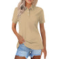 Women's Casual Button Short-Sleeved Breathable Tops