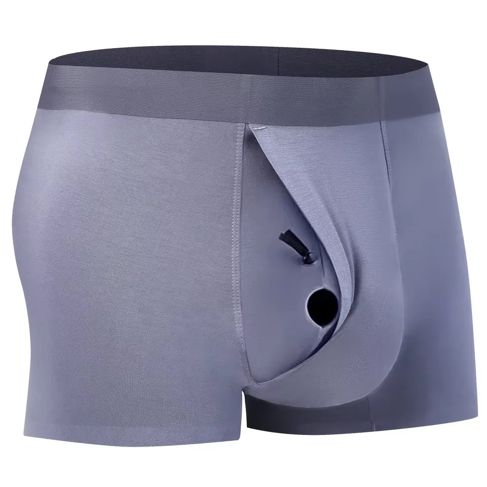 Dual Pouch Breathable Physical Therapy Boxers Men