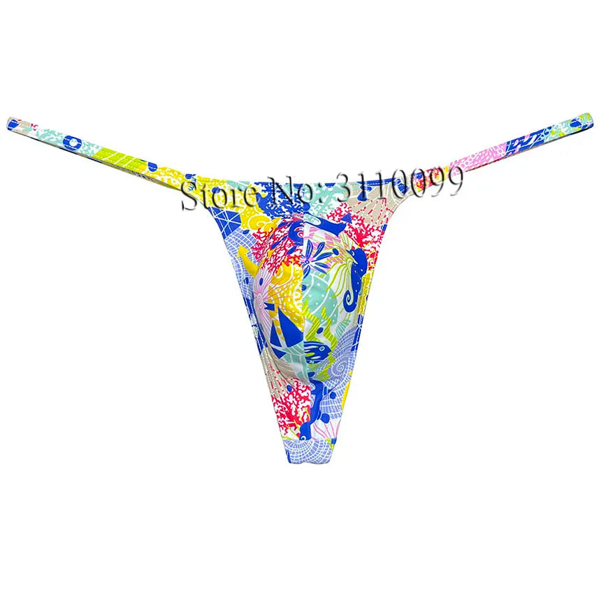Men‘s Thong Micro Bikini Swim  Pouch G-string