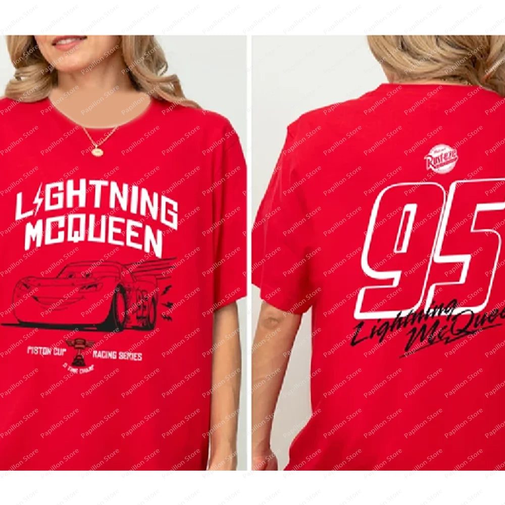 Lightning Mcqueen Shirt Piston Cup Champion Tee
