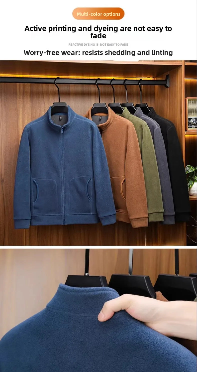 Zipper Hoodie Sweatshirt Fleece Lined Cardigan Jacket