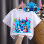 Boys/Girls Disney Lilo Stitch Letters Party T-Shirt