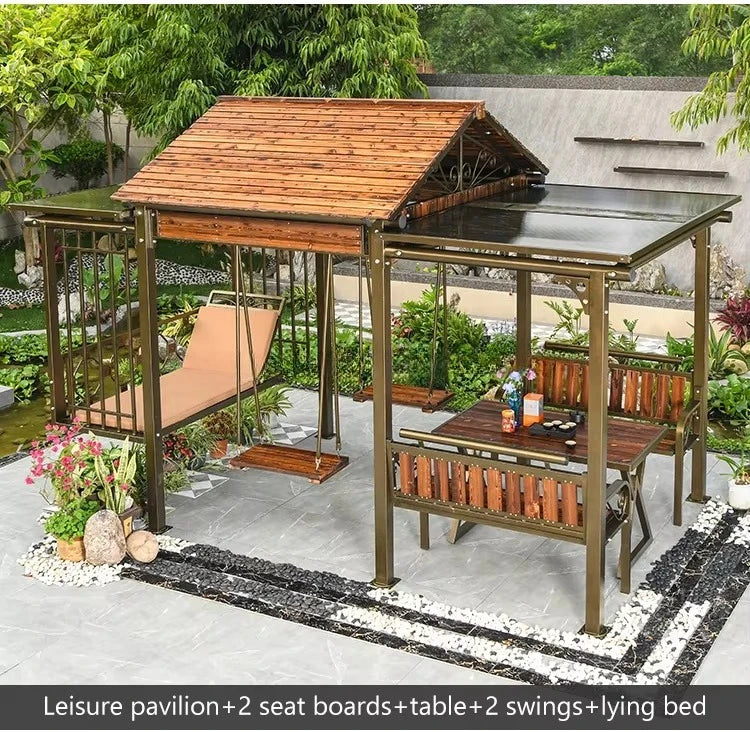 Multifunctional Outdoor Gazebo, Garden Structure,