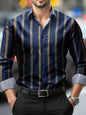 Mens Fashion Long Sleeve Casual Dress Shirt
