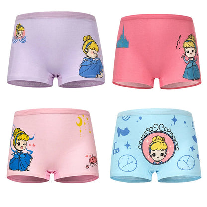 12 Pcs Girls Breathable Cotton Cute Cartoon Panties