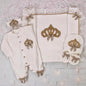 5 Pcs Girl/Boy Hospital Exit Newborn Bling Outfits