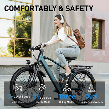 Adults Electric Mountain Bike with 36V Battery