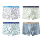 4PCS Teens Boy Mesh Breathable Antibacterial Underwear