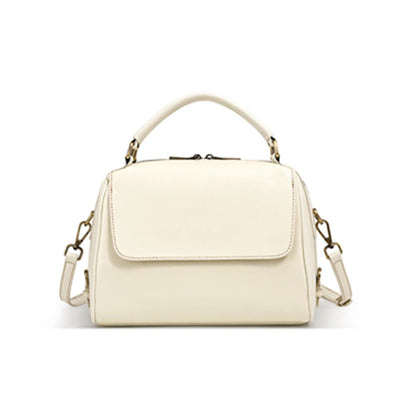 Genuine Leather Boston Tote Handbags For Women