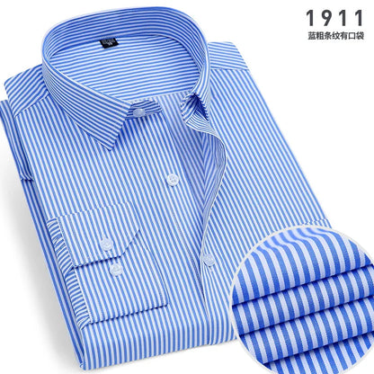 Mens Long-sleeved Non-ironing Anti-wrinkle Shirts