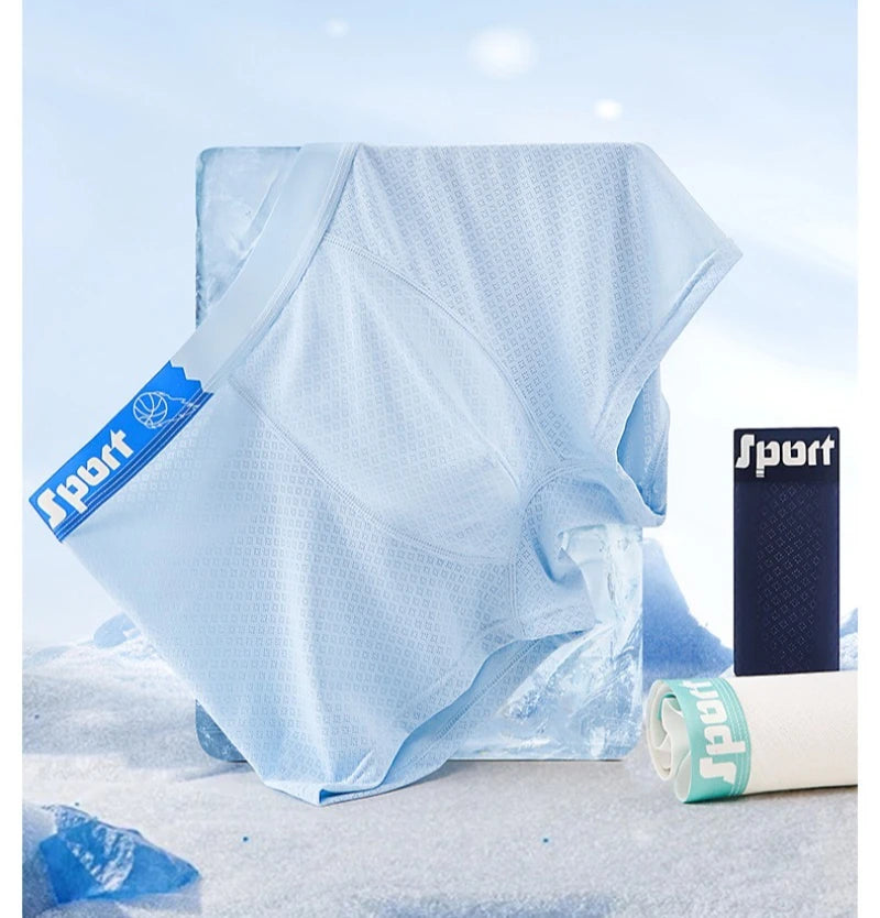 4PCS Teens Boys Mesh Breathable Comfort Antibacterial Underwear