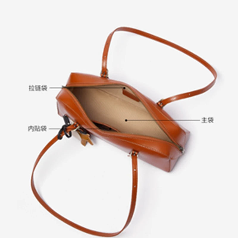 Genuine Leather Underarm Shoulder Bags For Women