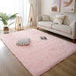 White Fluffy Modern Home Decor Rug Non-Slip