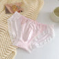 Men's Silk Lace Hollow out Sexy Briefs Comfortable
