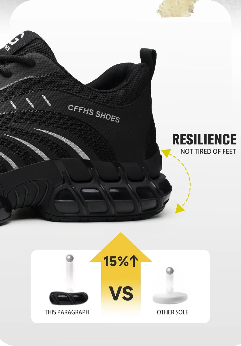 Breathable, lightweight and comfortable anti-puncture safety