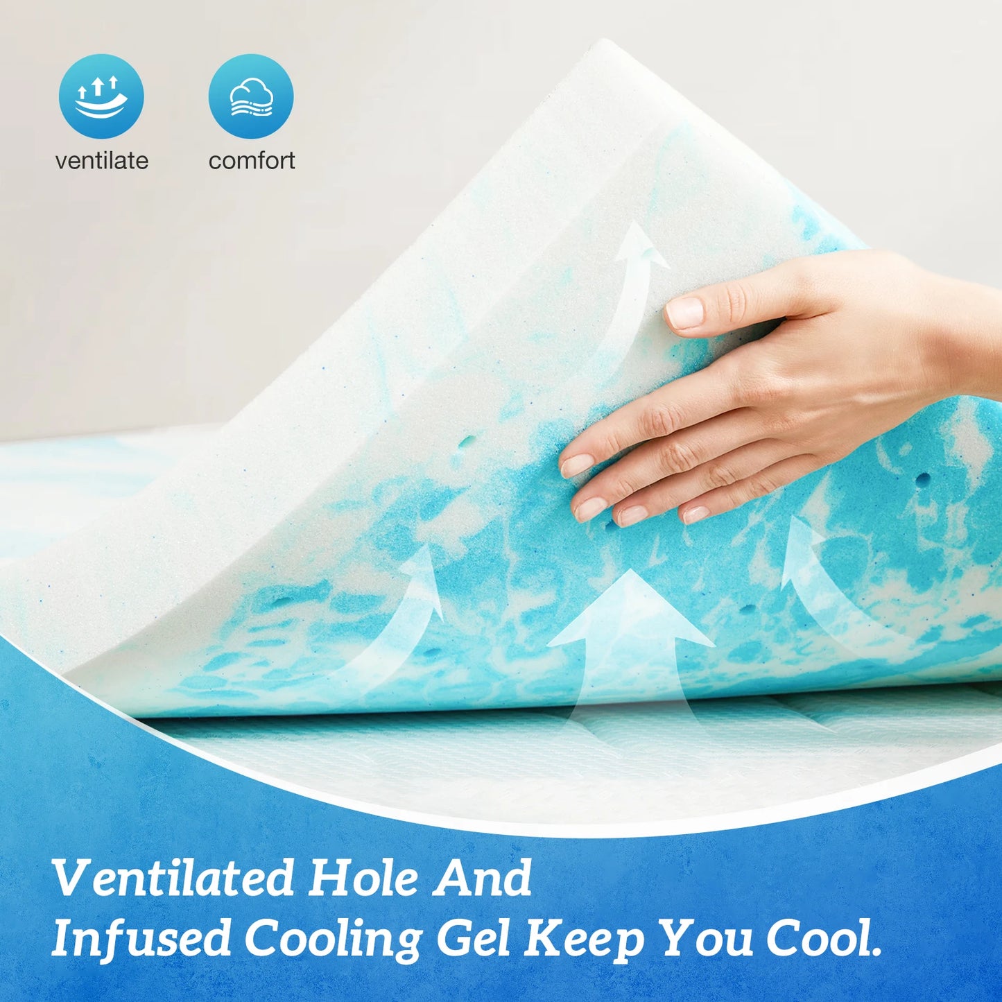4 Inch Memory Foam Soft Bed Mattress Full Size