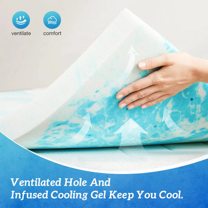 4 Inch Memory Foam Soft Bed Mattress Full Size