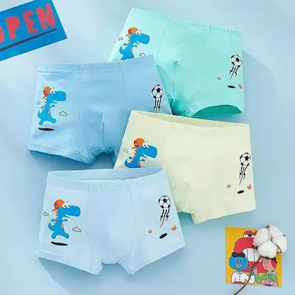 10pc Boys Girls Silk Boxer Cartoon Training Toddler Underwear
