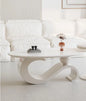 Retro Coffee Table Beauty Luxury Oval Classic
