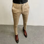 Men Stretch Slim Formal Casual Pants Fashion