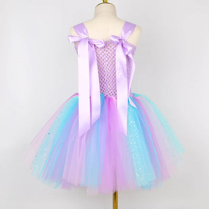 Princess Mermaid Tutu Dresses Costume for Kids