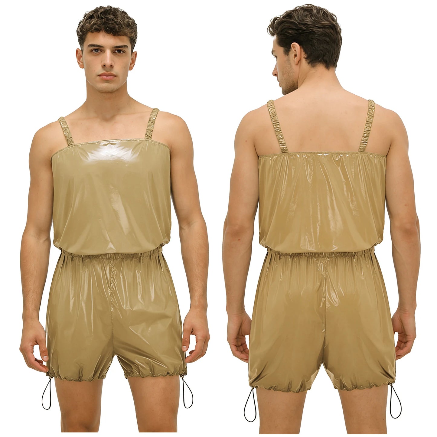 Mens Tear Away Backless, Nightclub Party Jumpsuit