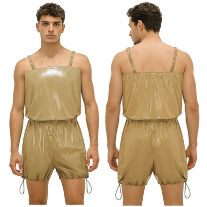 Mens Tear Away Backless, Nightclub Party Jumpsuit