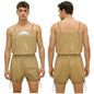 Mens Tear Away Backless, Nightclub Party Jumpsuit