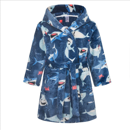 Boys/Girls Winter Colorful Bathrobe Sleepwear Loungewear