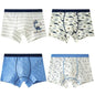 4Pcs Boys Boxer Striped Underwear