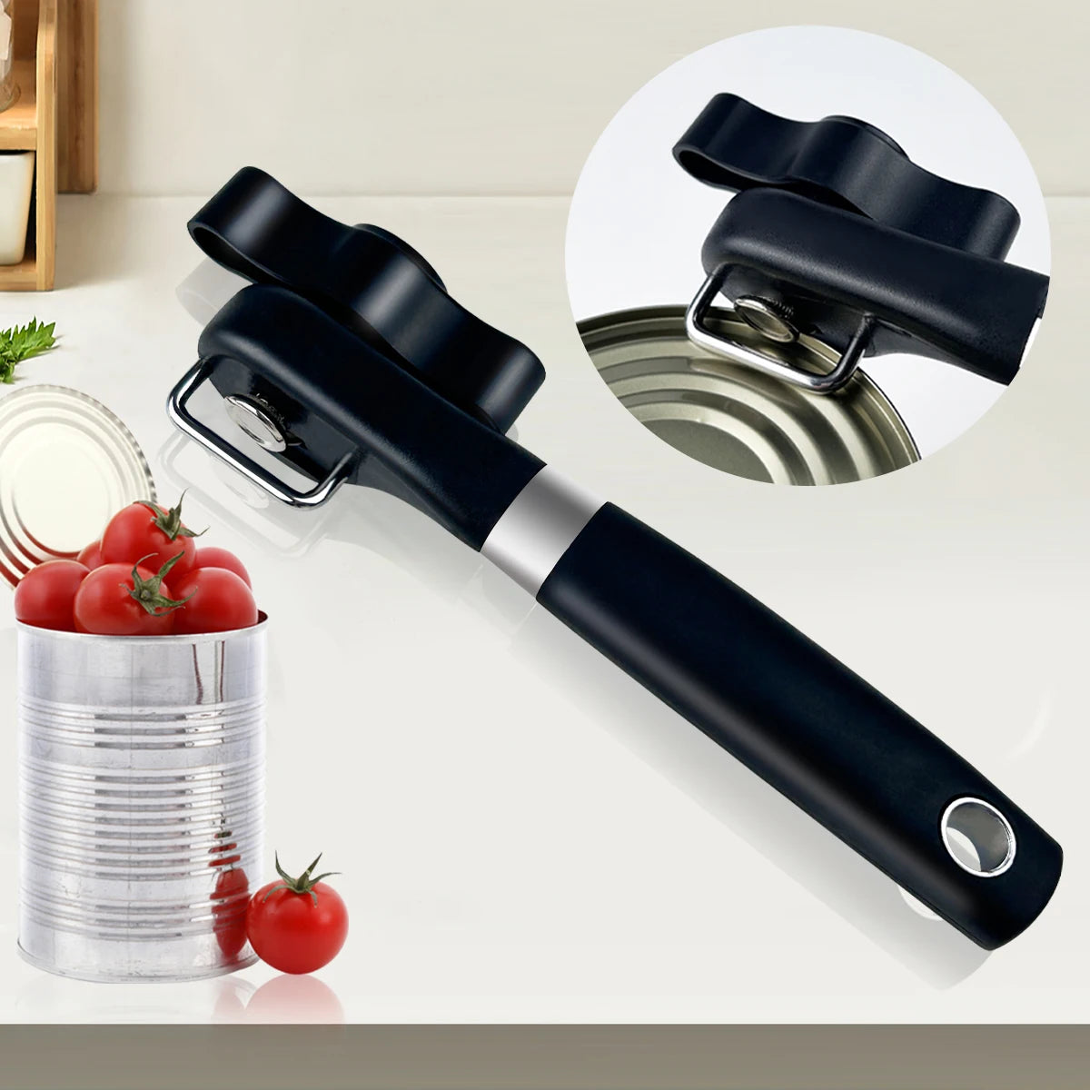 Safe Cut Can Opener Food Grade Stainless Steel