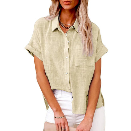 Woman Loose Casual Camisas Mujer Blouse