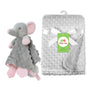 Personalized Baby Security Blanket Comforter Tags Rattles