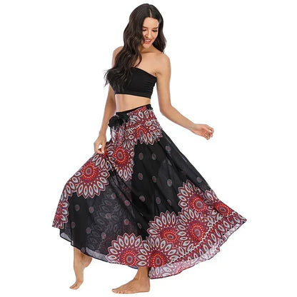 Sexy Long Boho Bottom Vintage Casual Skirt