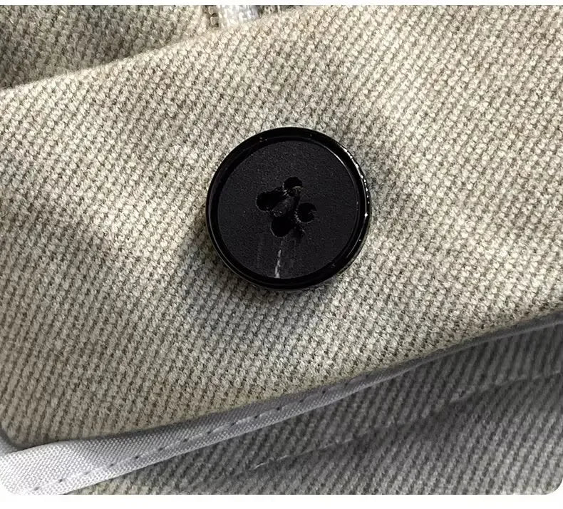 Men's Woolen Suit Pants Slim Straight Elastic Waist