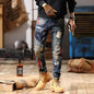 Tapered Jeans for Men Tight Pipe Washed