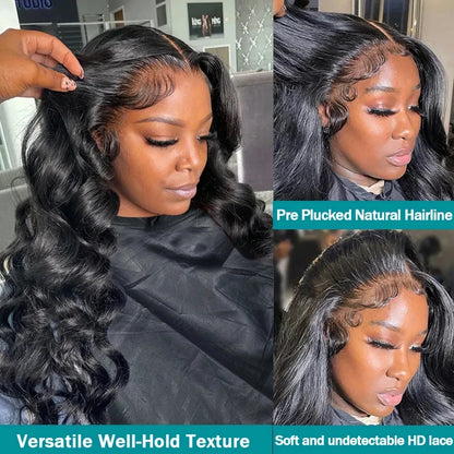 Body Wave Lace Front Wigs Human Hair Glueless