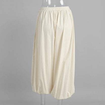 Women Casual High Waist Long Pants