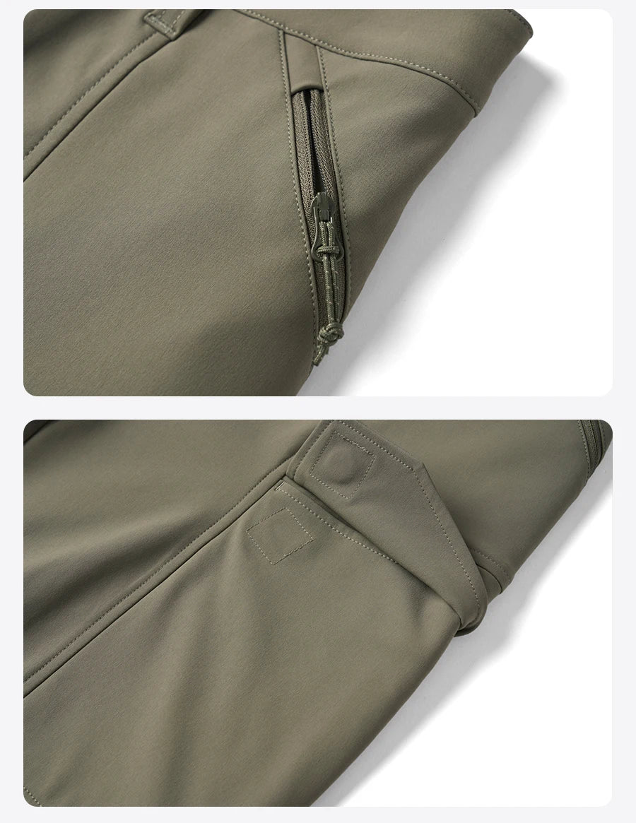 Loose Straight Water Repellent Softshell Hiking Trouser